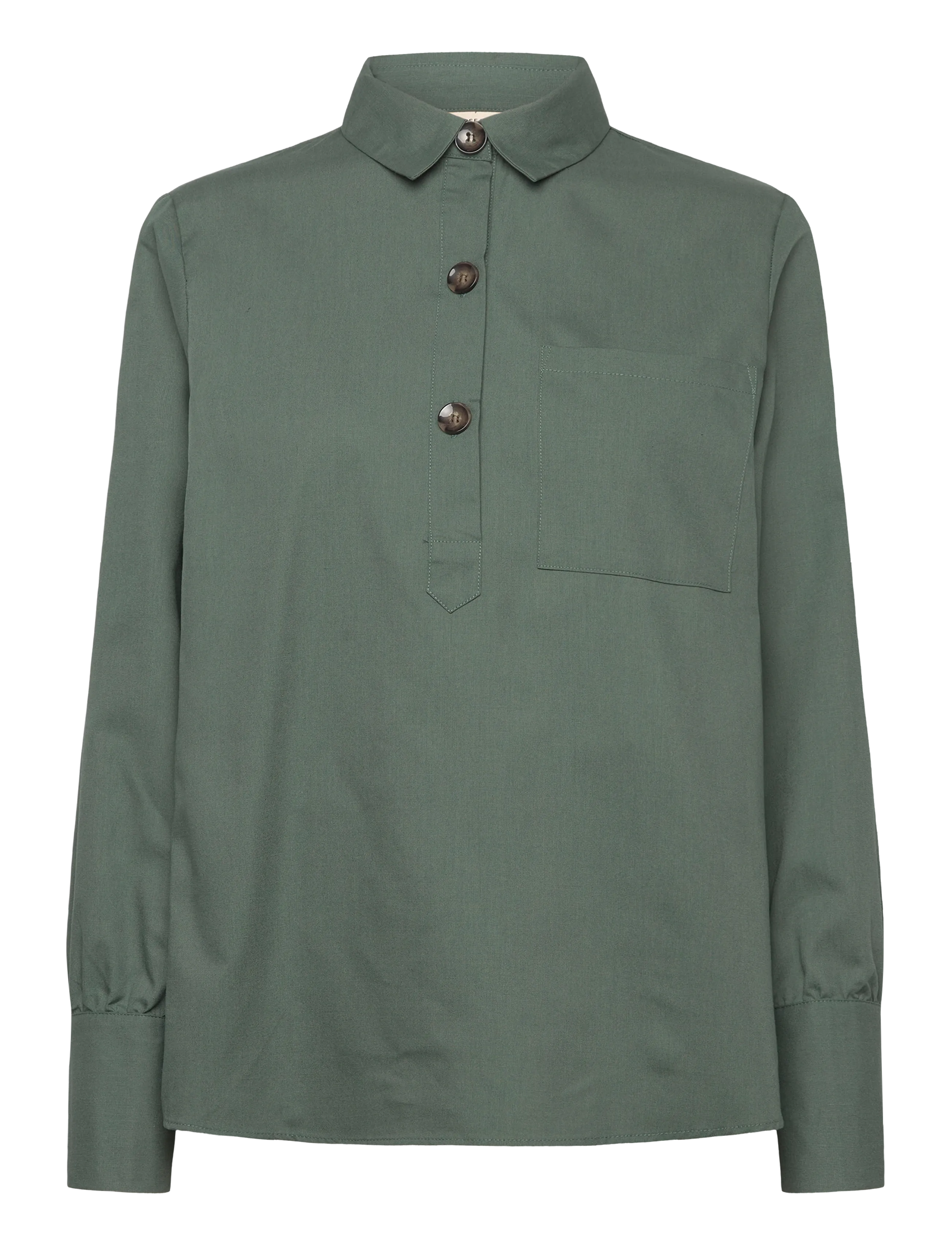 FREE/QUENT FQFLYNN-SH - Tøj - DARK FOREST / khaki/green