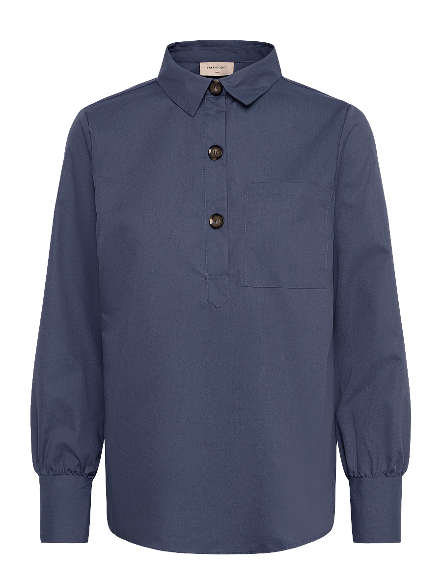 FREE/QUENT - FQFLYNN-SH - langärmlige hemden - vintage indigo - 0