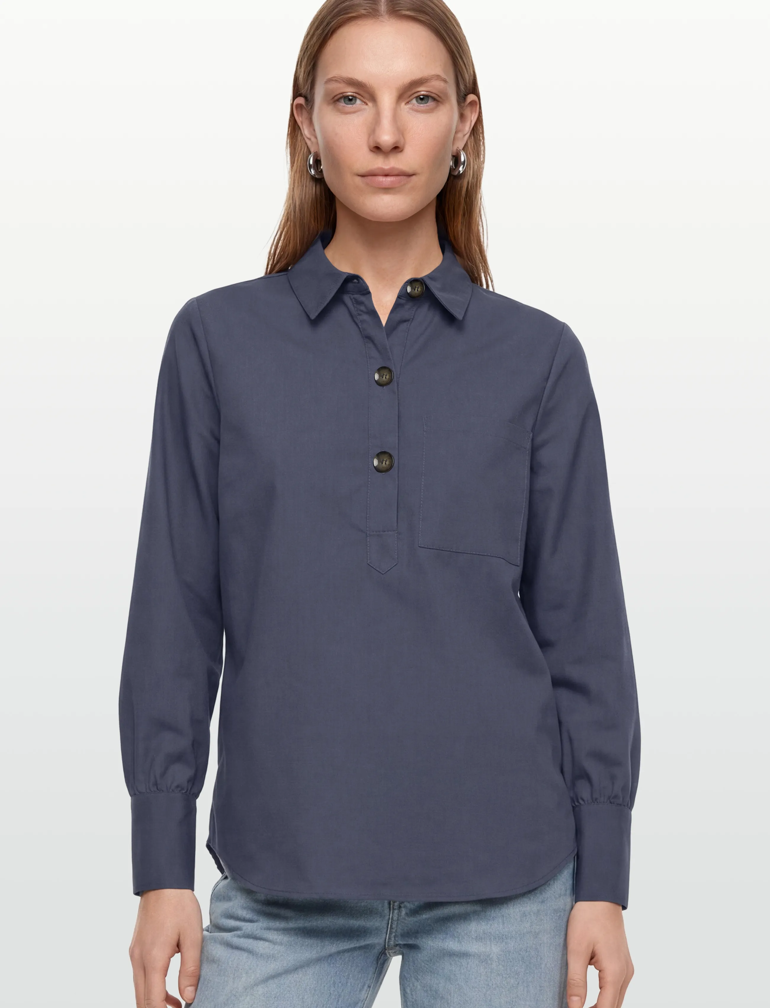 FREE/QUENT - FQFLYNN-SH - långärmade skjortor - vintage indigo - 3