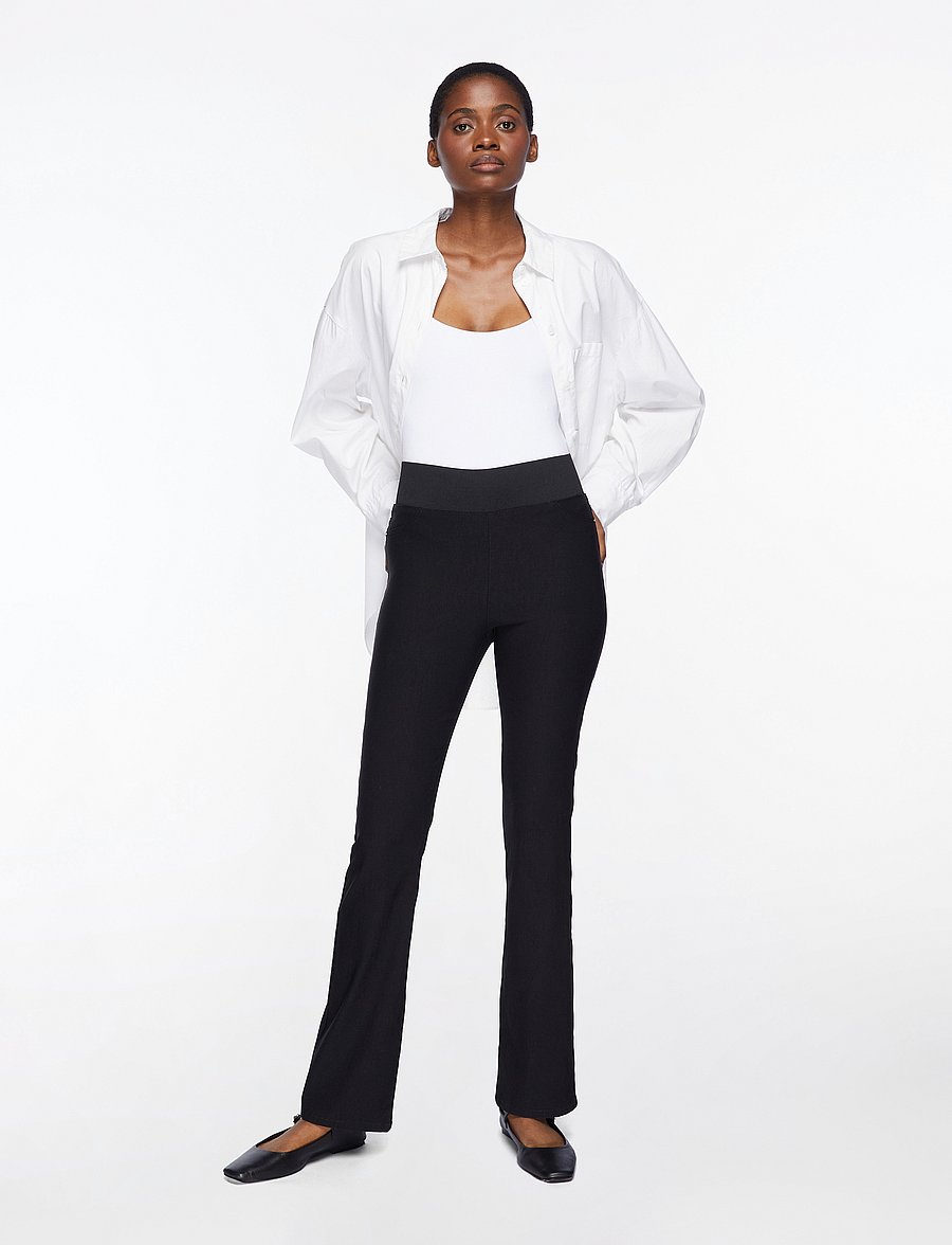 FREE/QUENT - FQSHANTAL-PA-BOOTCUT-POWER - flares - black - 2