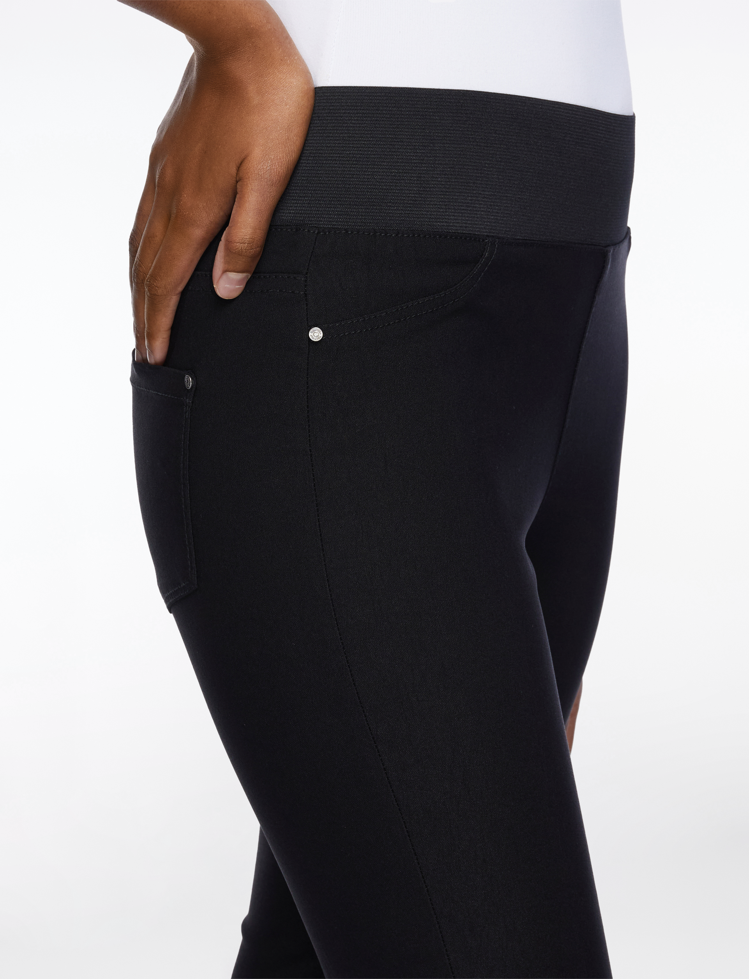 FREE/QUENT High-Waisted Bootcut Pants cargobyxor dam – bild 7