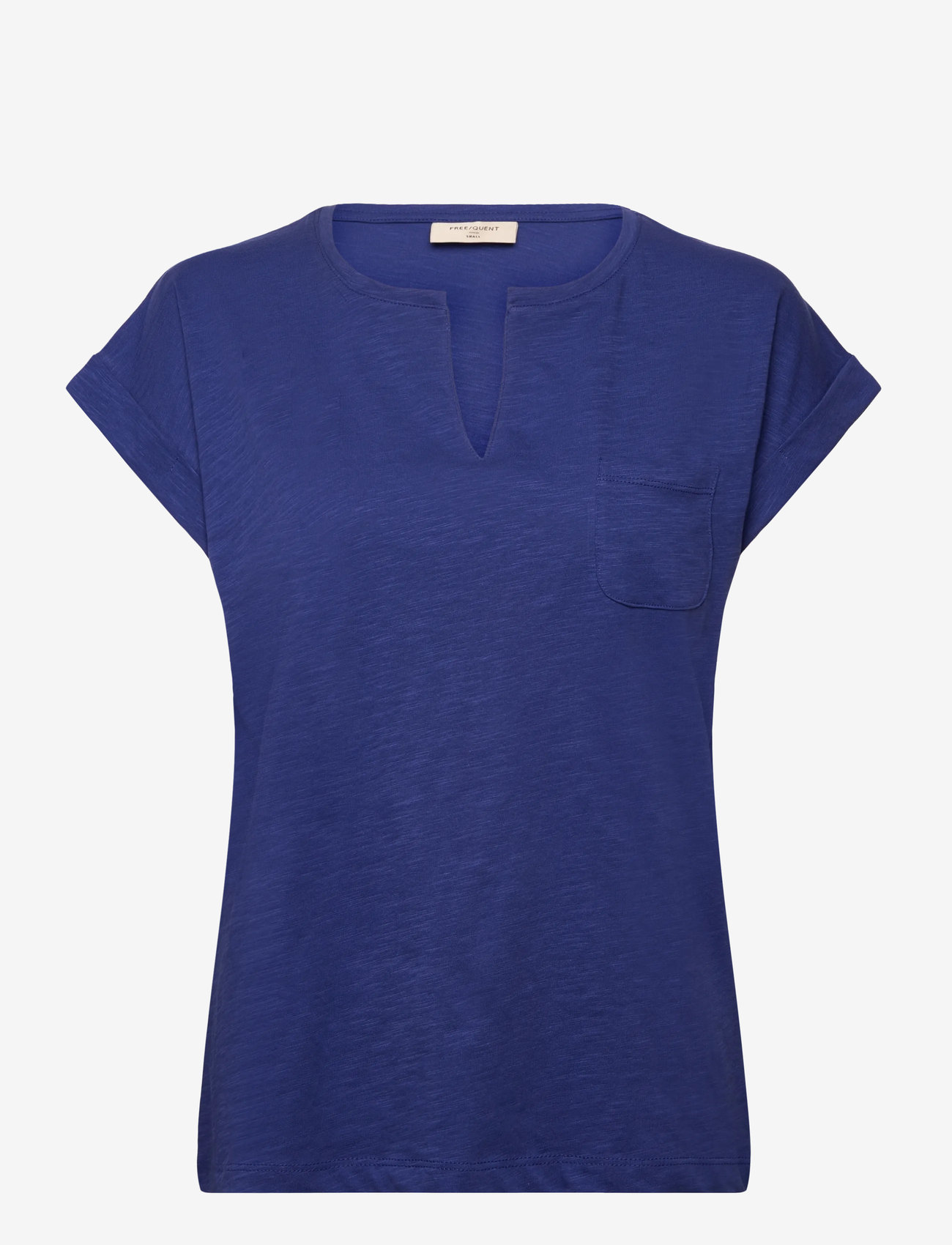FREE/QUENT - T-shirt - herbstliche kleidung - deep ultramarine - 0