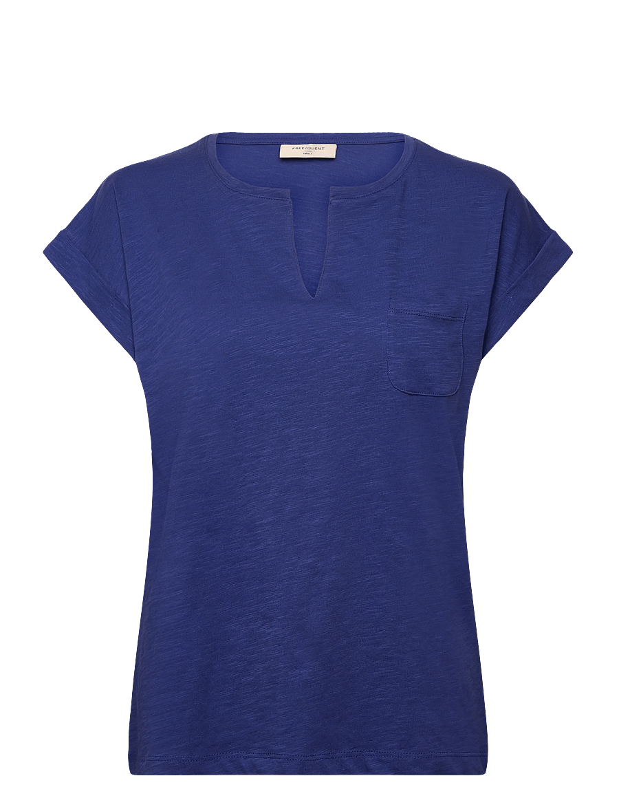 FREE/QUENT - T-shirt - t-shirts - deep ultramarine - 0