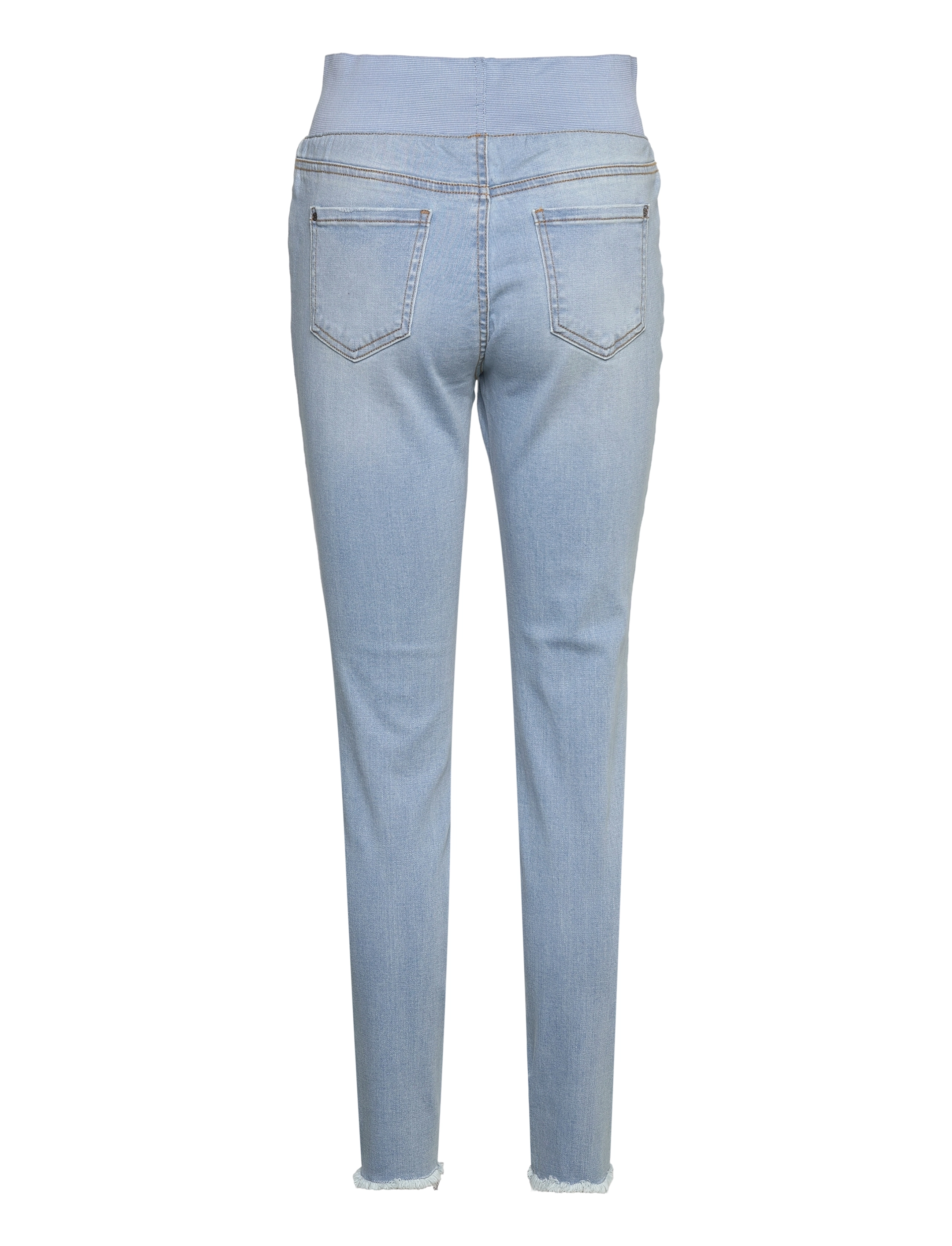 FREE/QUENT - FQSHANTAL-PA-ANKEL-BROKEN - laveste priser - bleached blue denim - 1