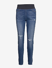 FREE/QUENT - FQSHANTAL-PA-ANKEL-BROKEN - slim fit jeans - medium blue - 0