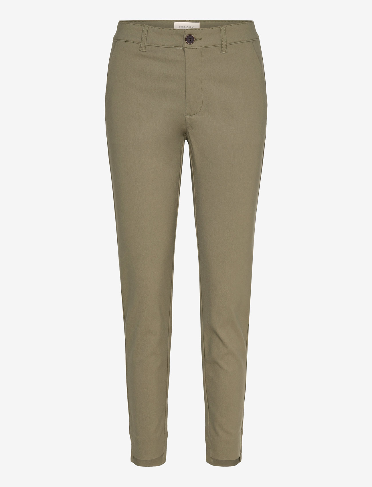 FREE/QUENT - FQREX-ANKLE-PA - slim fit bukser - deep lichen green - 0