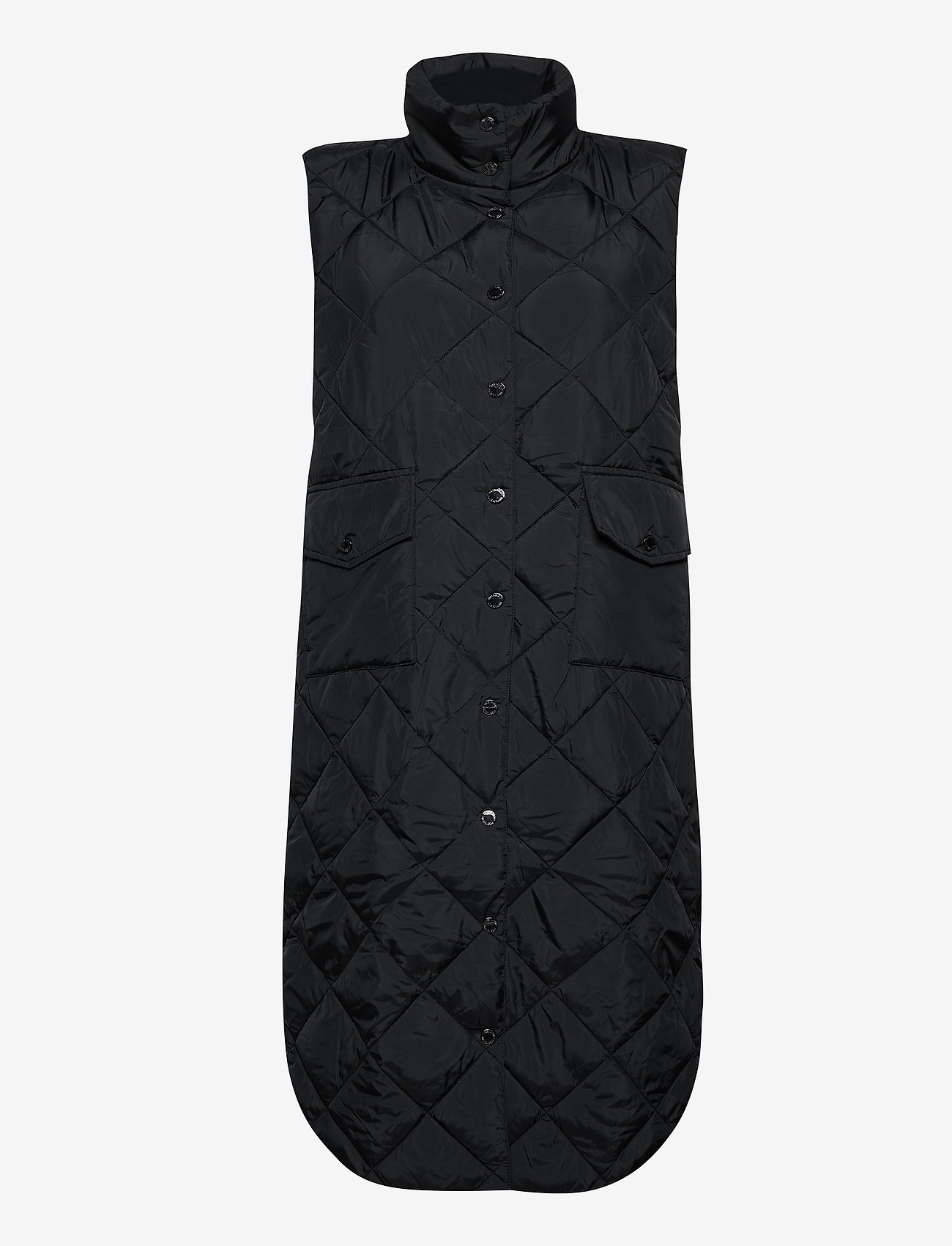 FREE/QUENT - FQOLGA-WA - quilted vests - black - 1
