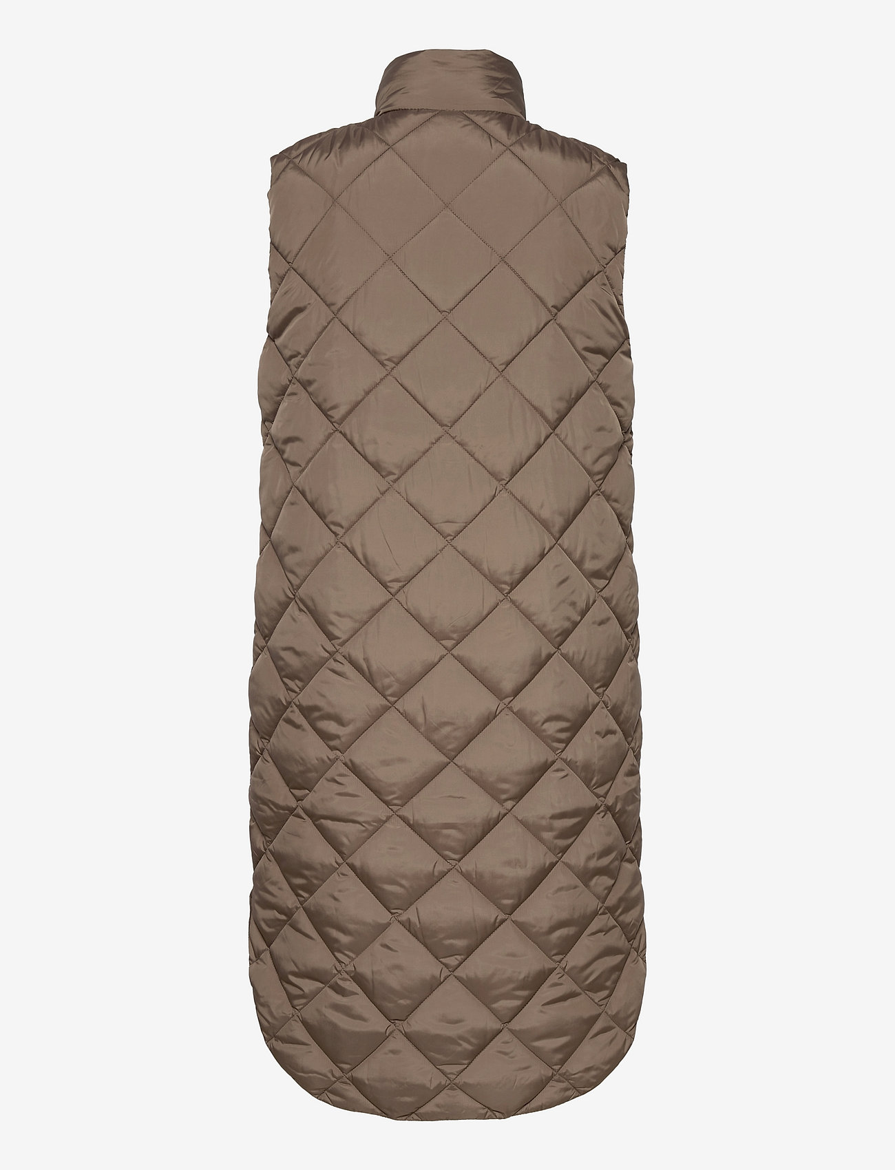 FREE/QUENT - FQOLGA-WA - quilted vests - morel - 1