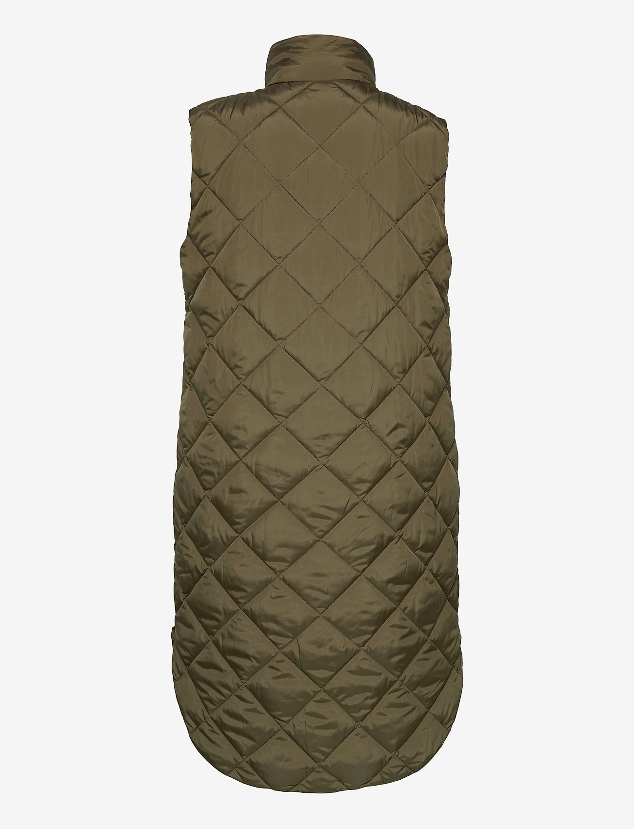 FREE/QUENT - FQOLGA-WA - quilted vests - olive night 19-0515 - 1