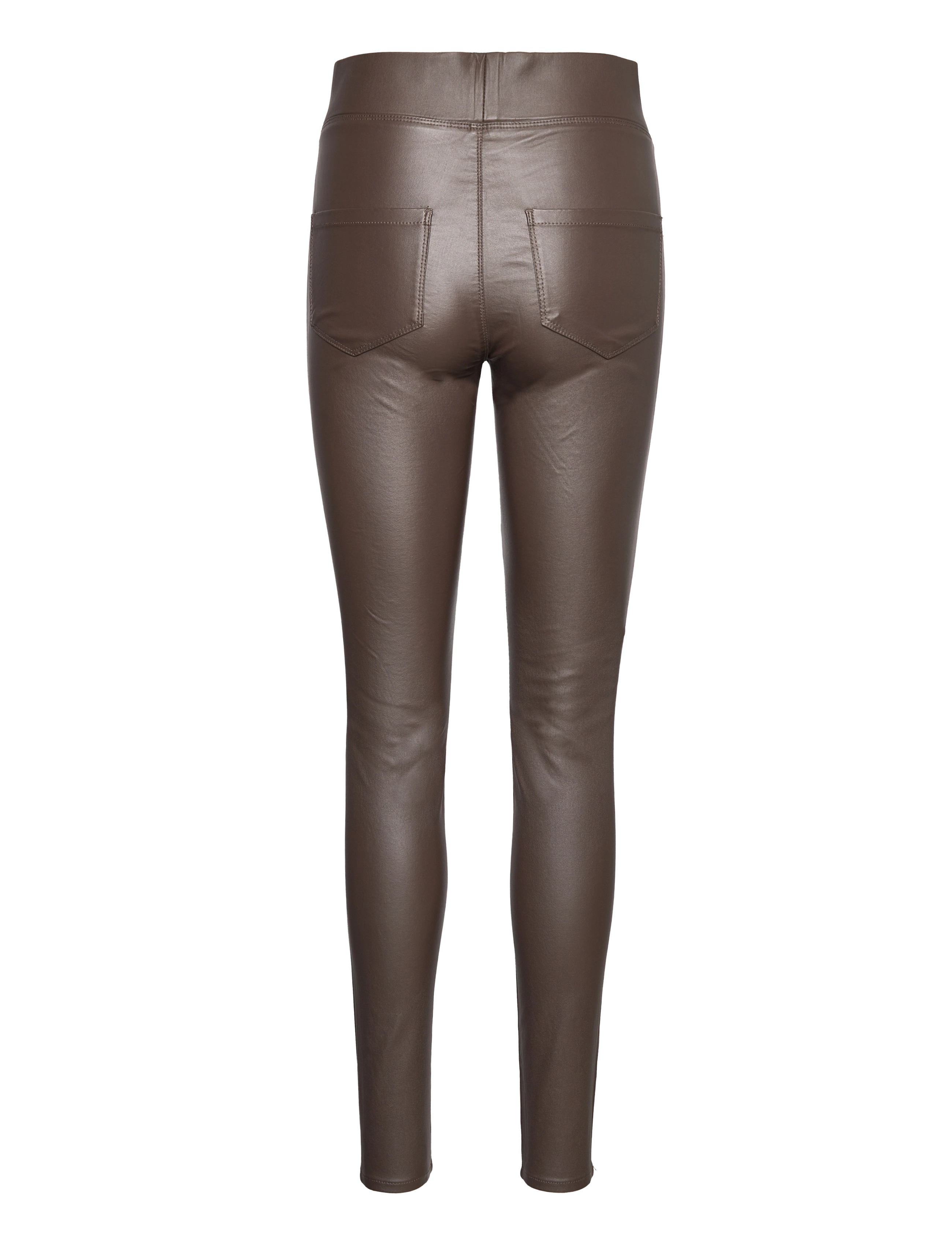 FREE/QUENT - FQSHANNON-PA-COOPER - leather trousers - morel - 1