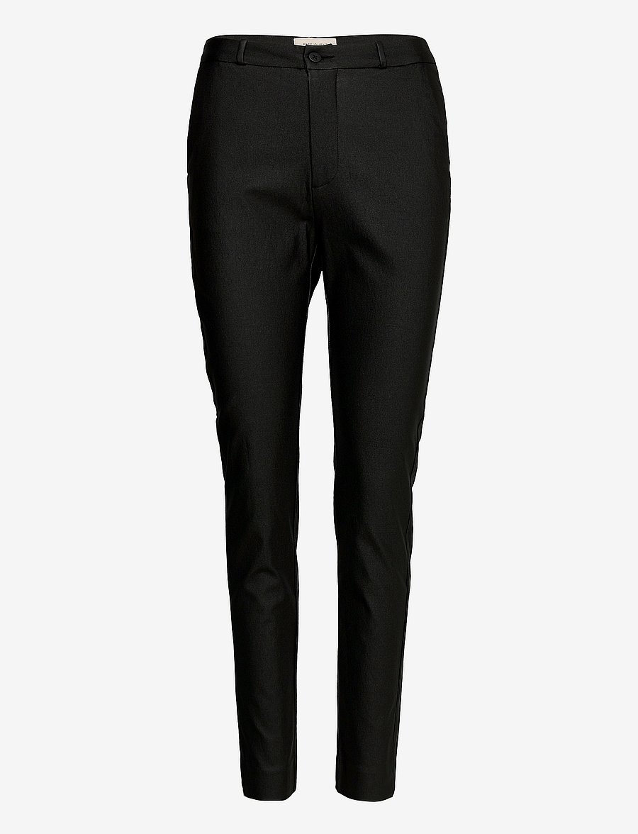 FREE/QUENT - FQSOLVEJ-ANKLE-PA-COOPER - slim fit bukser - black - 0