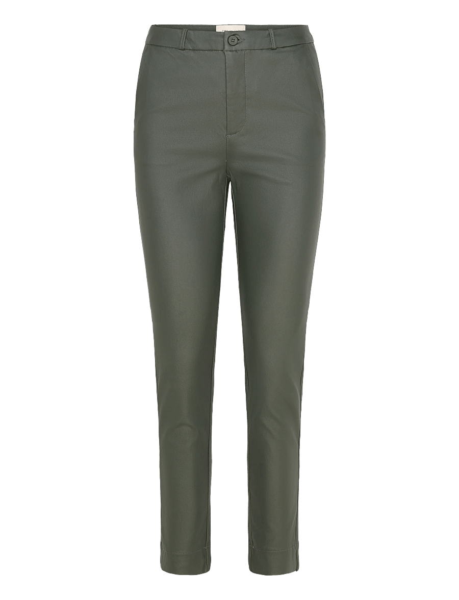 FREE/QUENT - FQSOLVEJ-ANKLE-PA-COOPER - slim fit-byxor - kombu green - 1