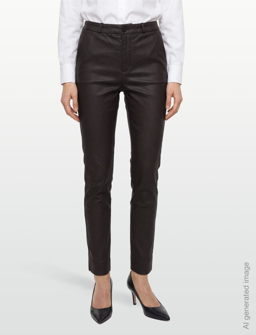 FREE/QUENT - FQSOLVEJ-ANKLE-PA-COOPER - slim fit bukser - mole - 3