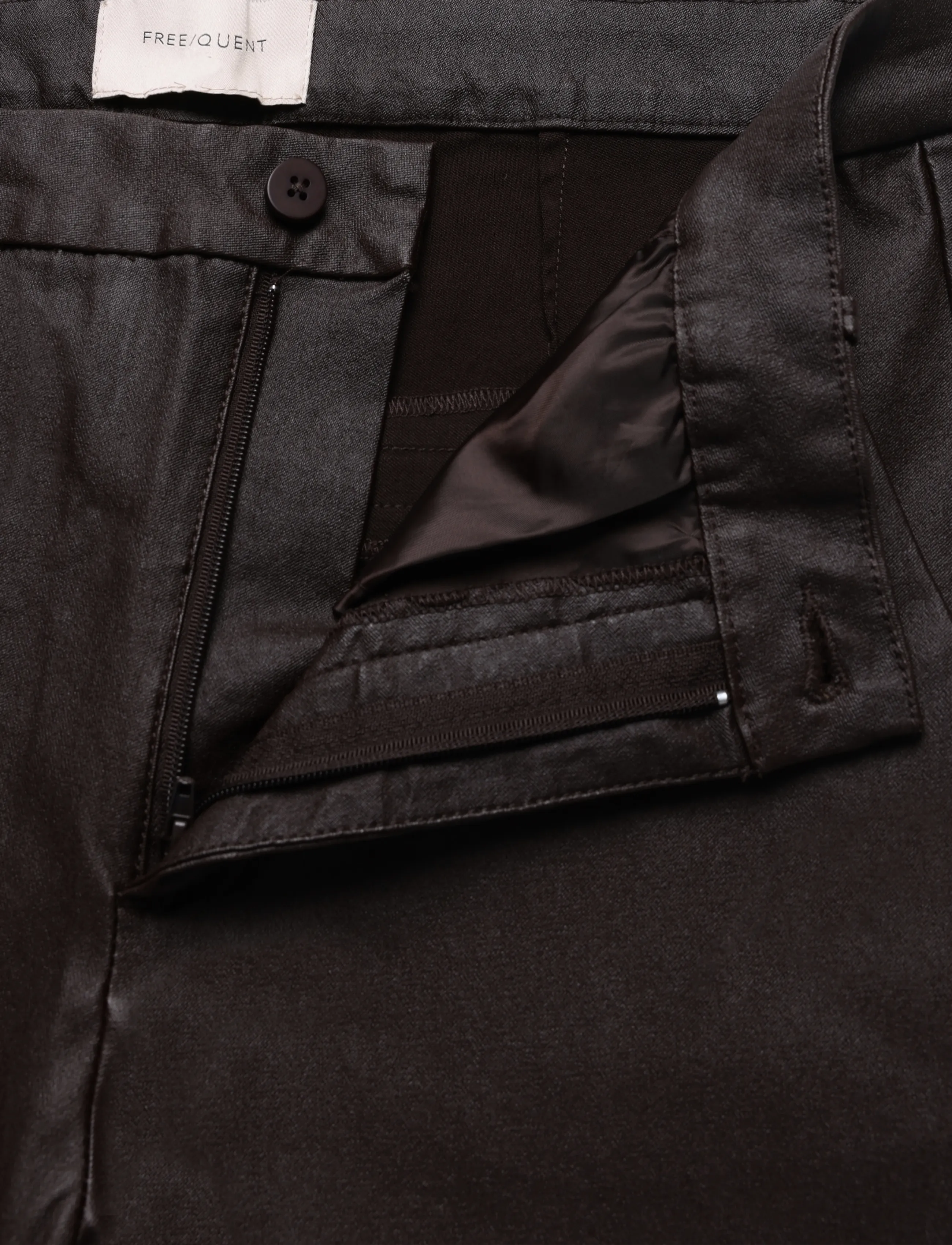 FREE/QUENT - FQSOLVEJ-ANKLE-PA-COOPER - slim fit trousers - mole - 2