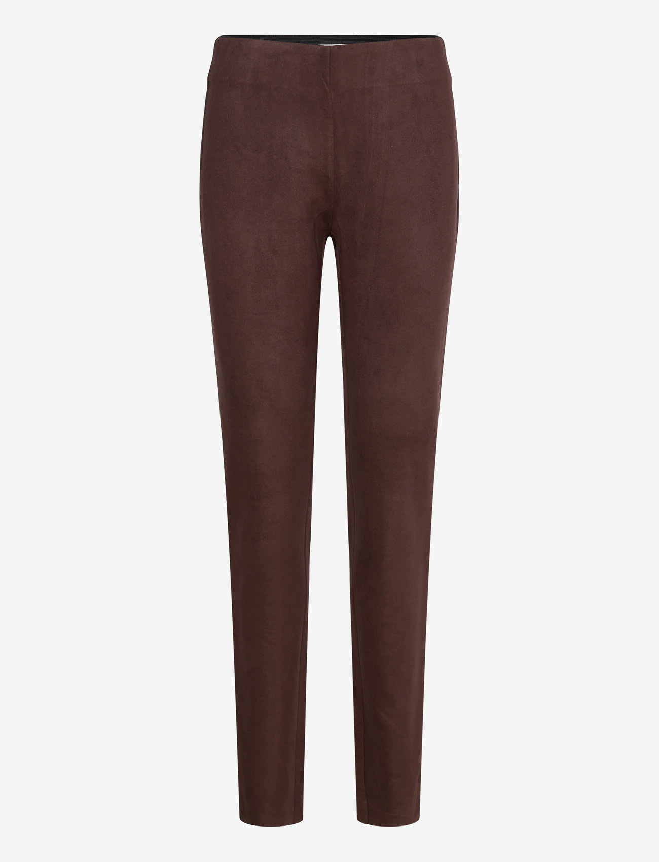 FREE/QUENT - FQLEXIE-PA-SUEDE - bukser med smalle ben - coffee bean - 0