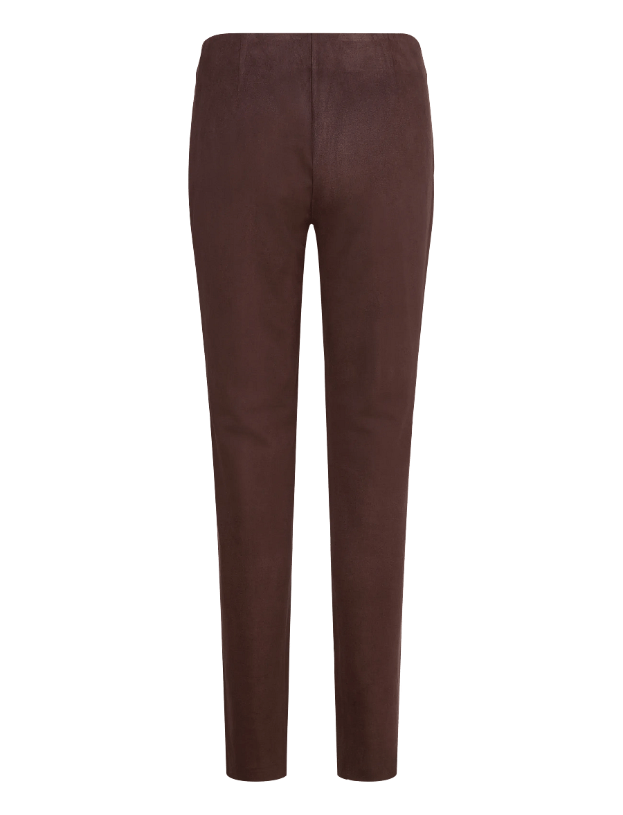 FREE/QUENT - FQLEXIE-PA-SUEDE - kitsa säärega püksid - coffee bean - 2