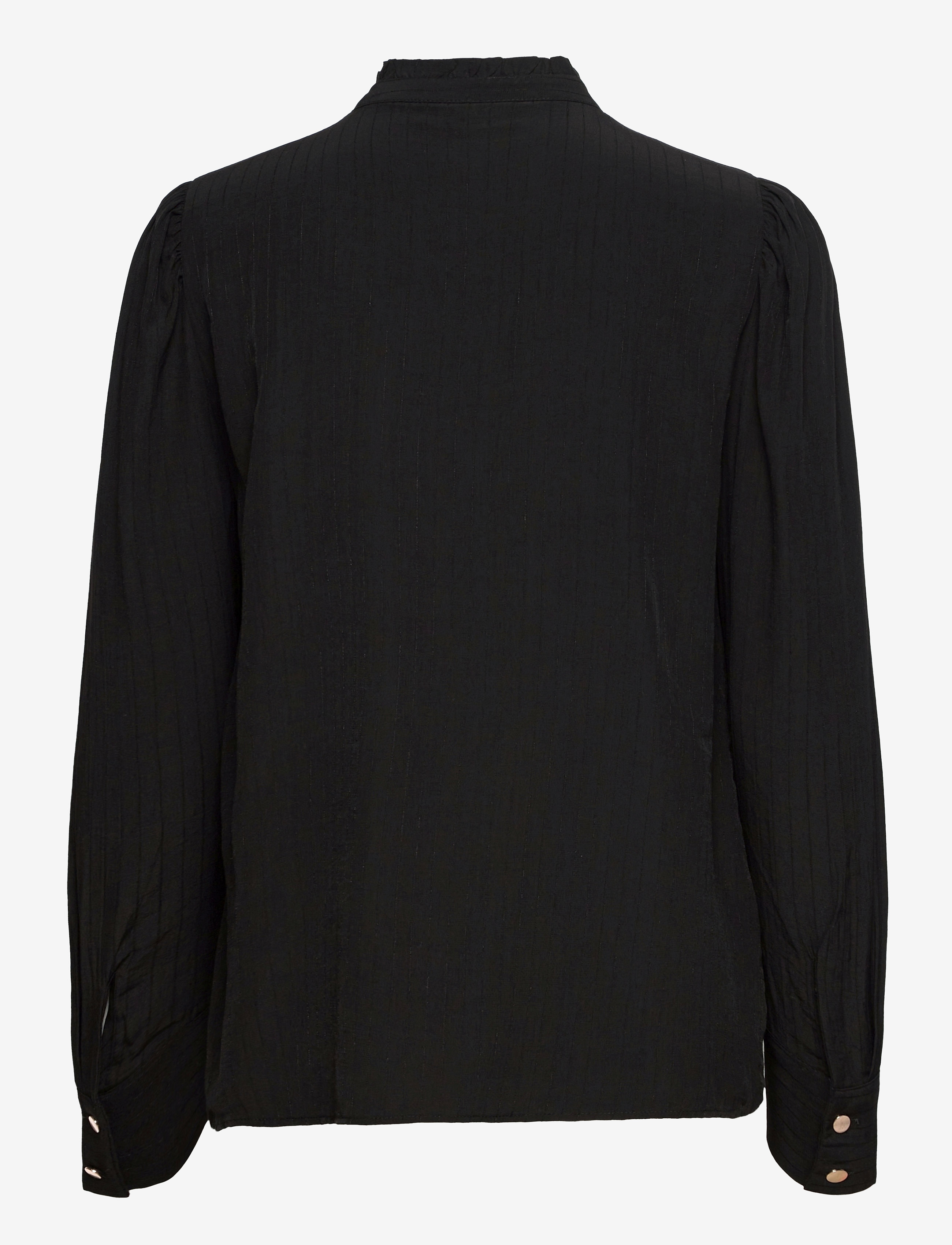 FREE/QUENT - Shirt from Freequent in a light material with a striped pattern. The shirt has a - langärmlige blusen - black - 2