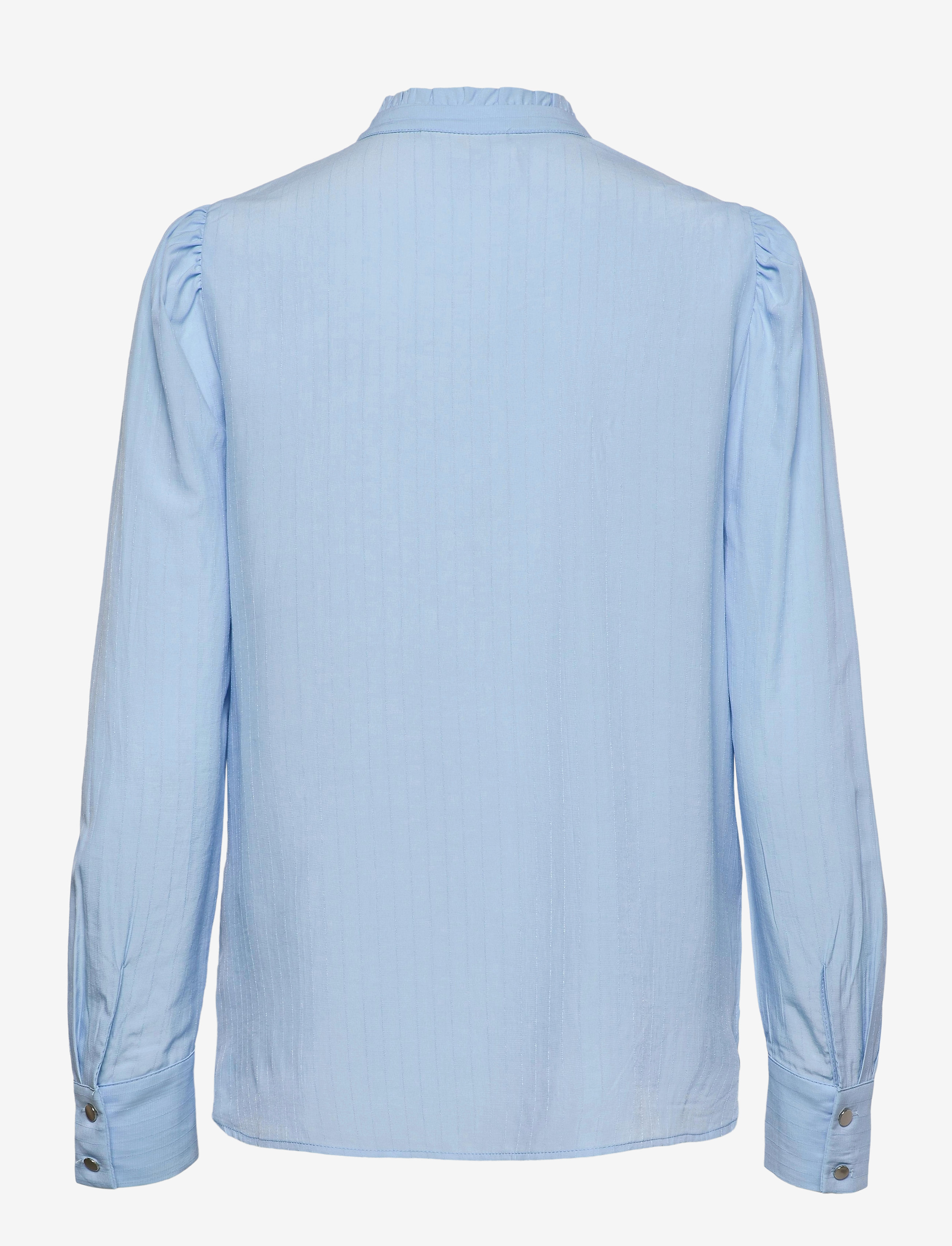 FREE/QUENT - Shirt from Freequent in a light material with a striped pattern. The shirt has a - långärmade blusar - chambray blue - 2
