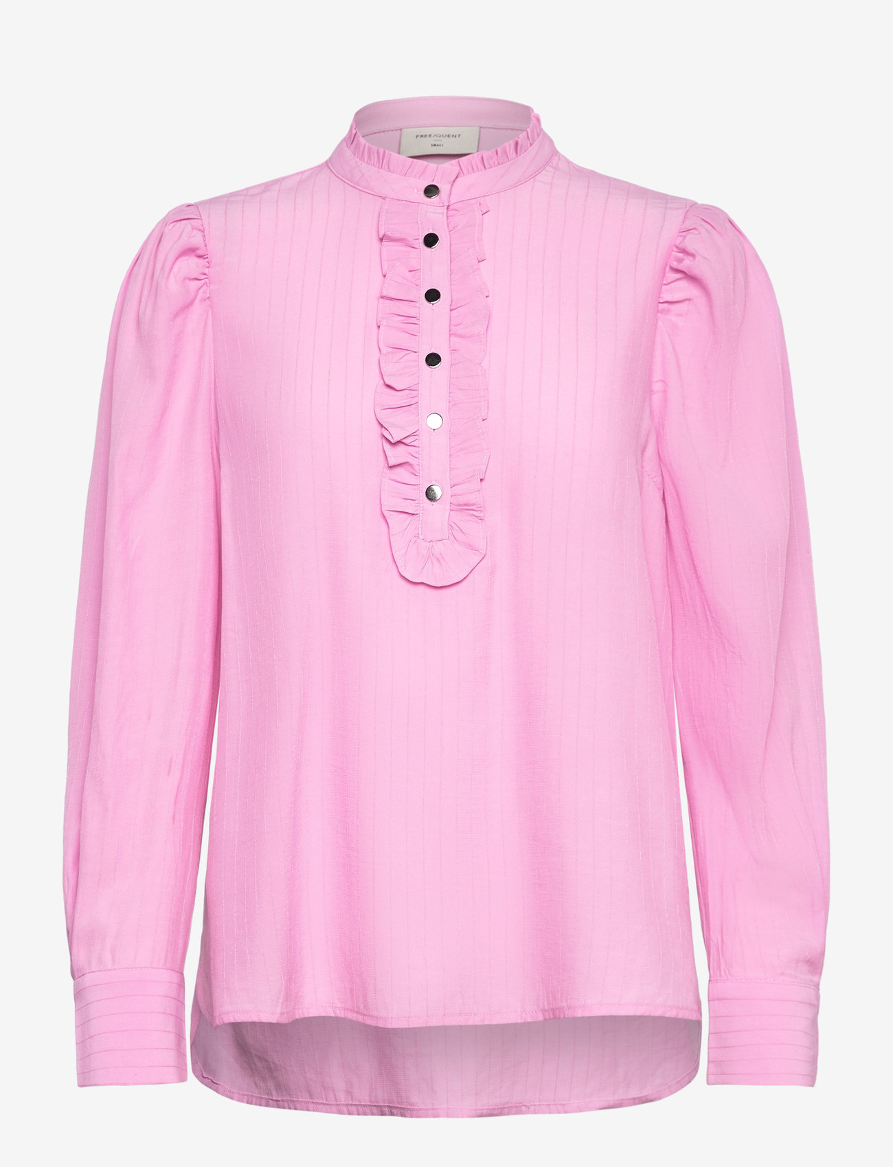 FREE/QUENT - Shirt from Freequent in a light material with a striped pattern. The shirt has a - langærmede bluser - lilac sachet - 0