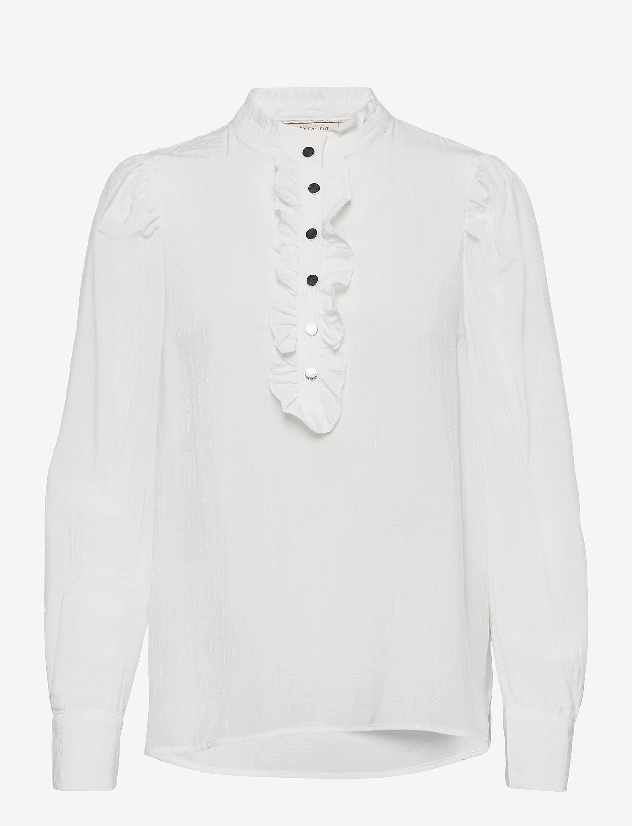 FREE/QUENT - FQAPRIL-SH - long-sleeved blouses - off-white - 0