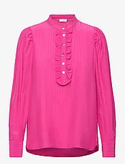 FREE/QUENT - FQAPRIL-SH - long-sleeved blouses - raspberry rose - 0