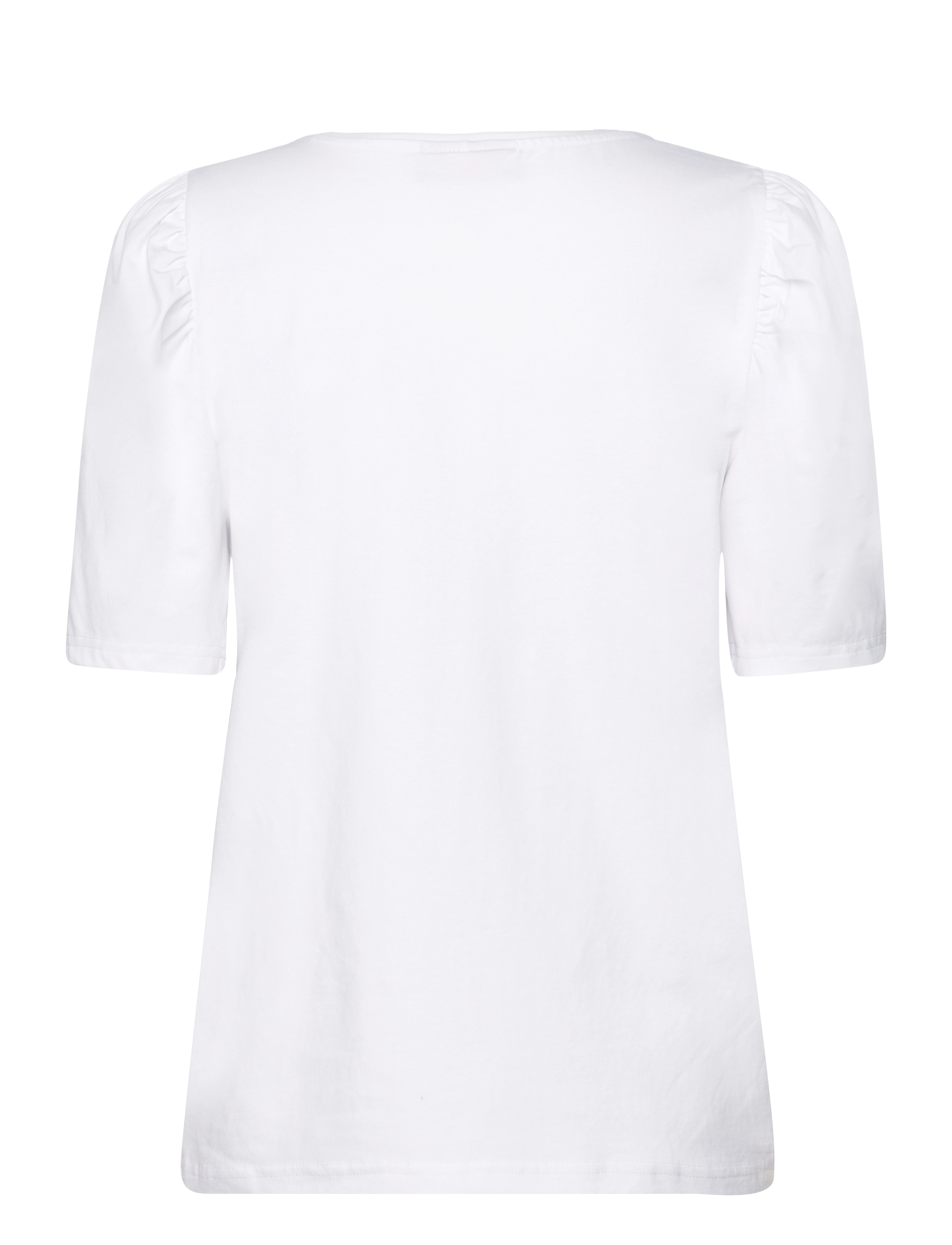 FREE/QUENT - FQFENJA-TEE-PUFF - t-shirts - brilliant white - 1