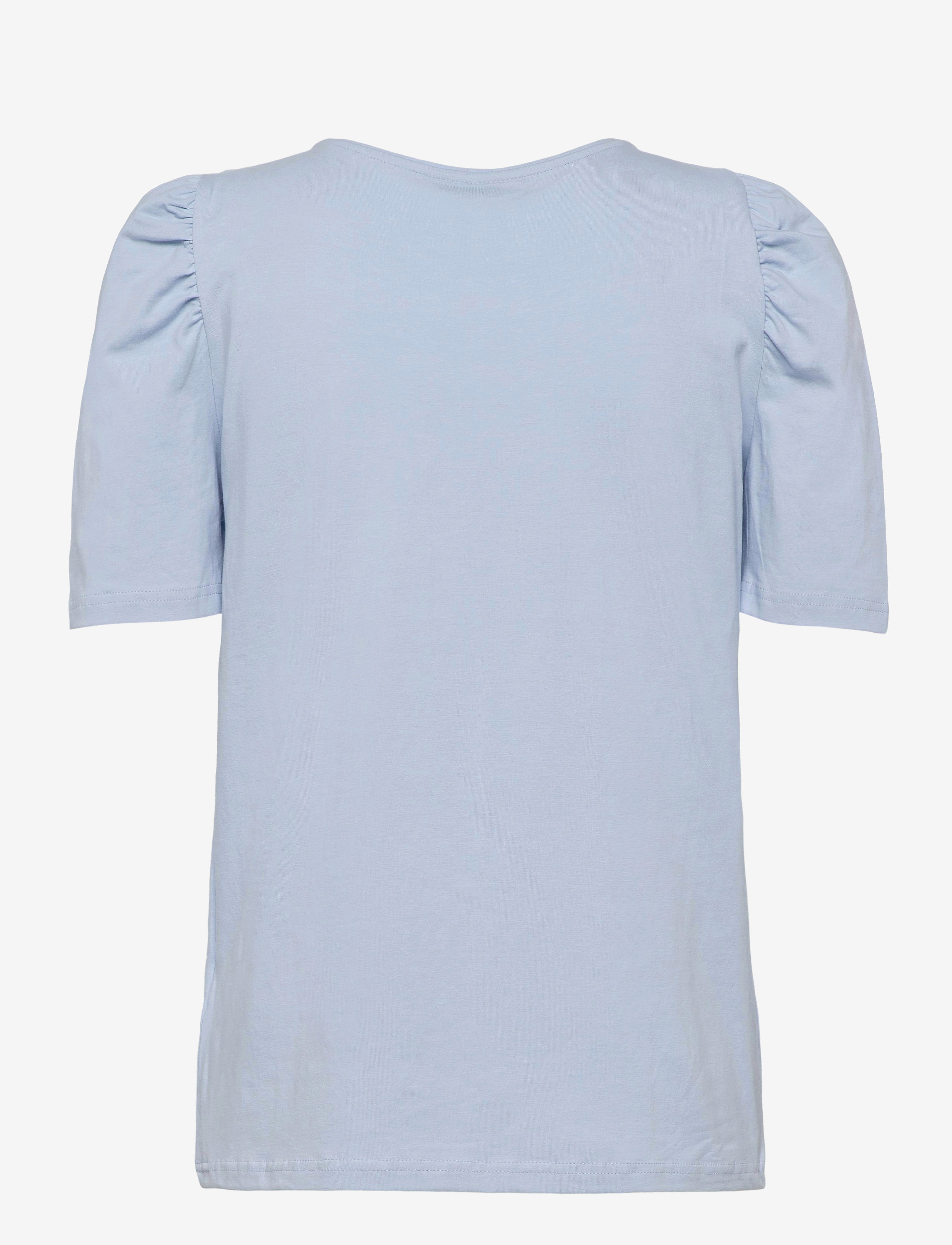 FREE/QUENT - FQFENJA-TEE-PUFF - t-shirts - chambray blue - 1