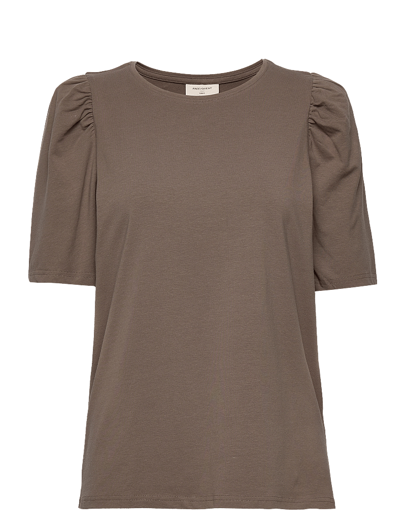 FREE/QUENT - FQFENJA-TEE-PUFF - t-shirts - morel - 0