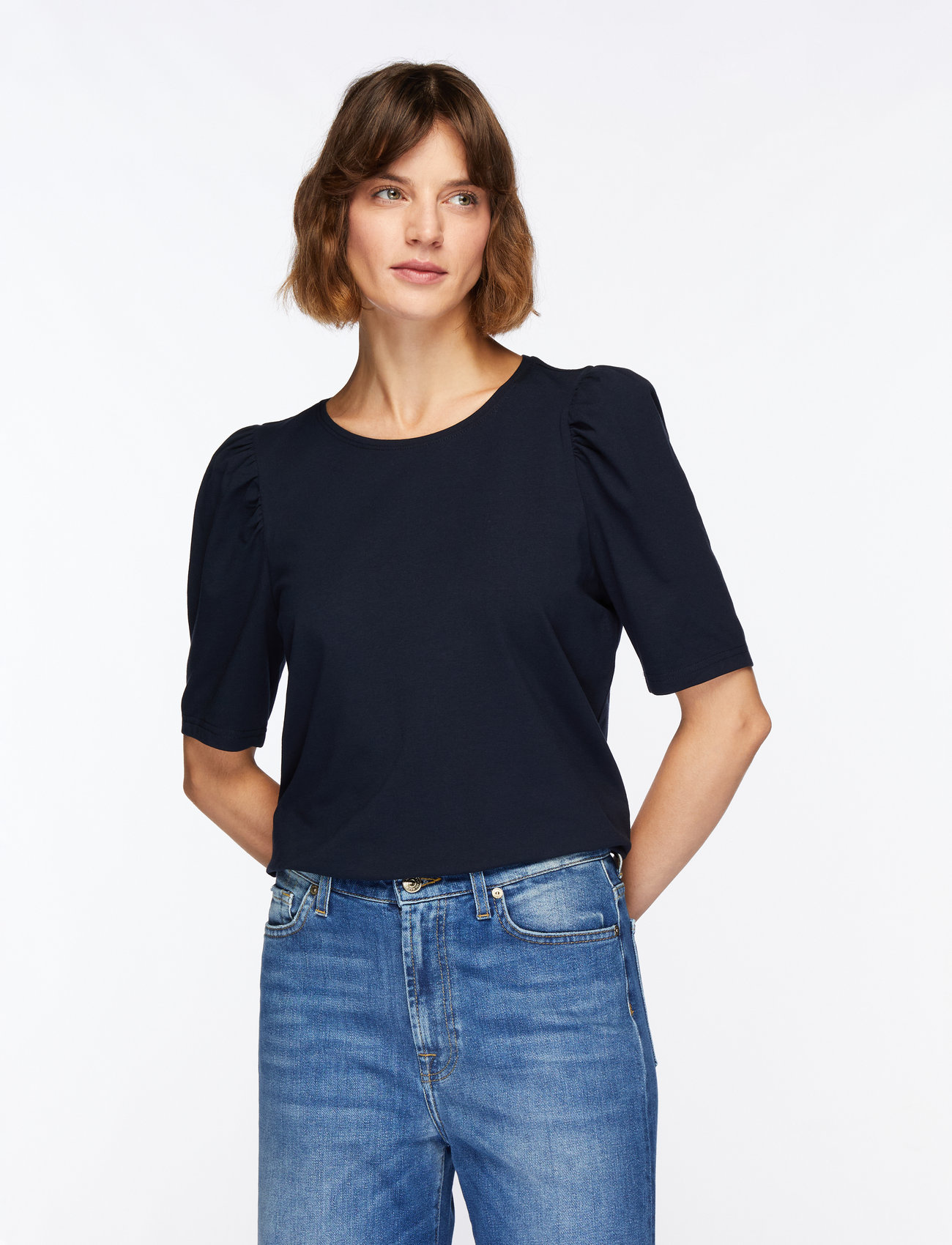 FREE/QUENT - FQFENJA-TEE-PUFF - t-shirts - salute - 0