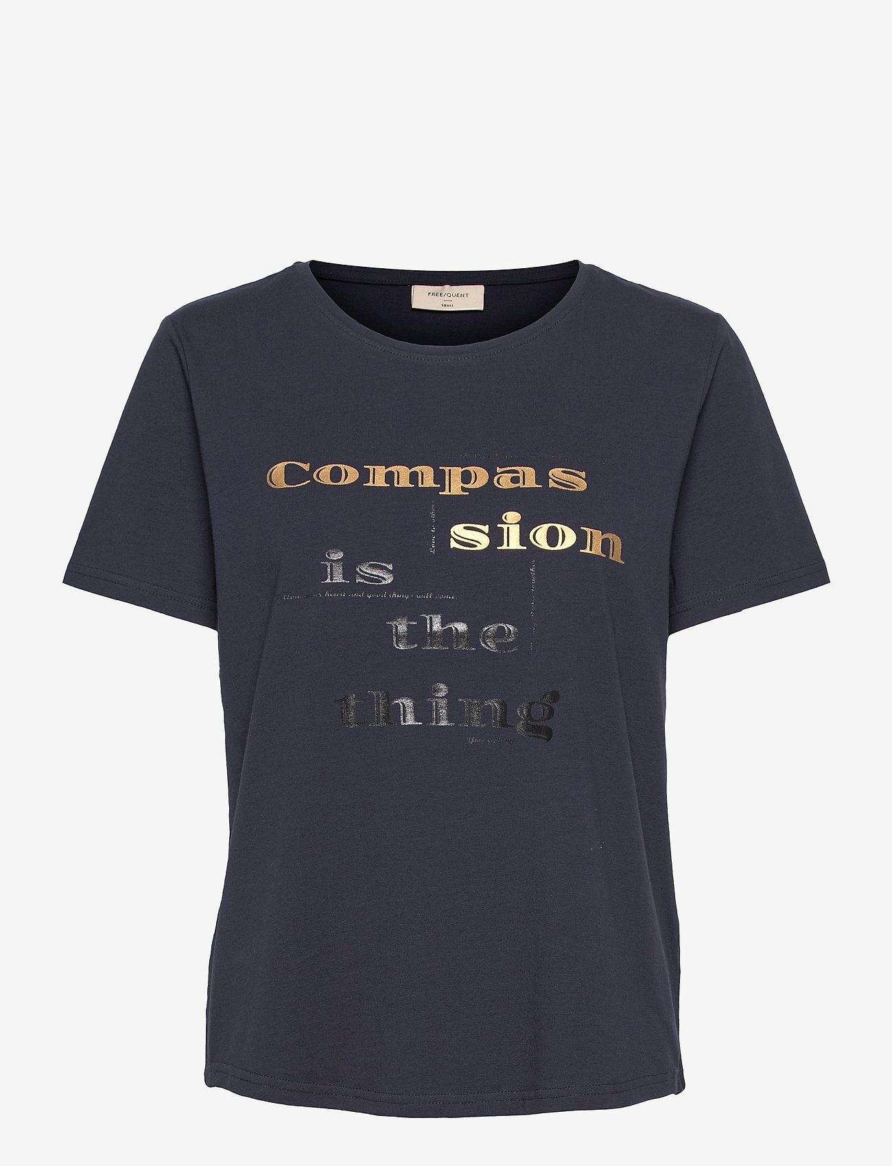 FREE/QUENT - FQGEAR-TEE - navy blazer mix - 0