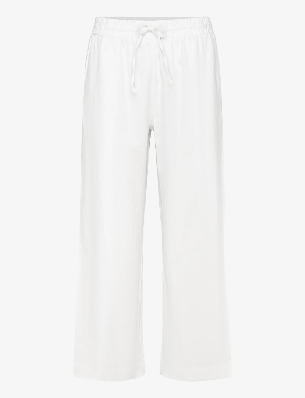 FREE/QUENT - FQLAVA-ANKLE-PA - linen trousers - brilliant white - 1