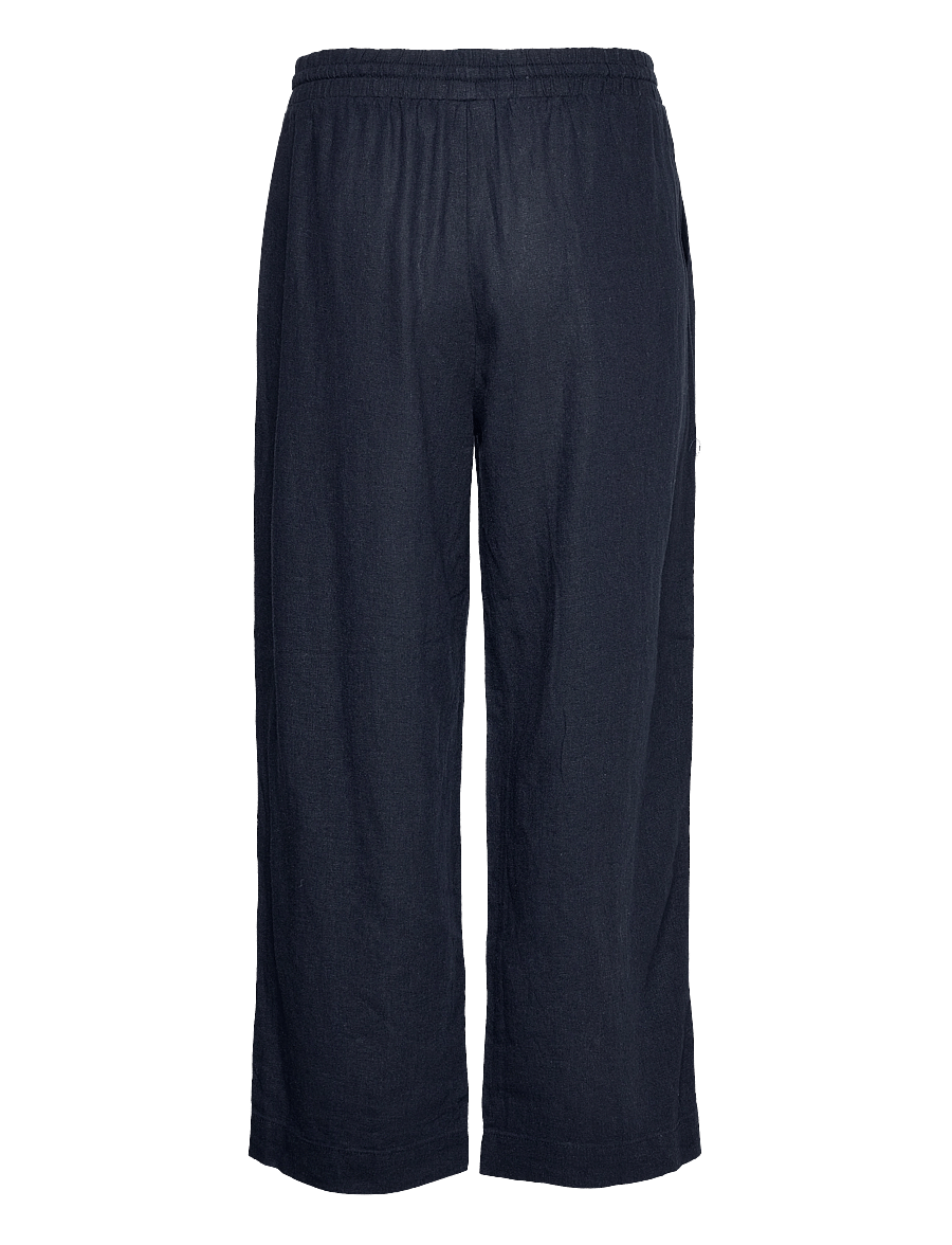 FREE/QUENT - FQLAVA-ANKLE-PA - hørbukser - navy blazer - 1