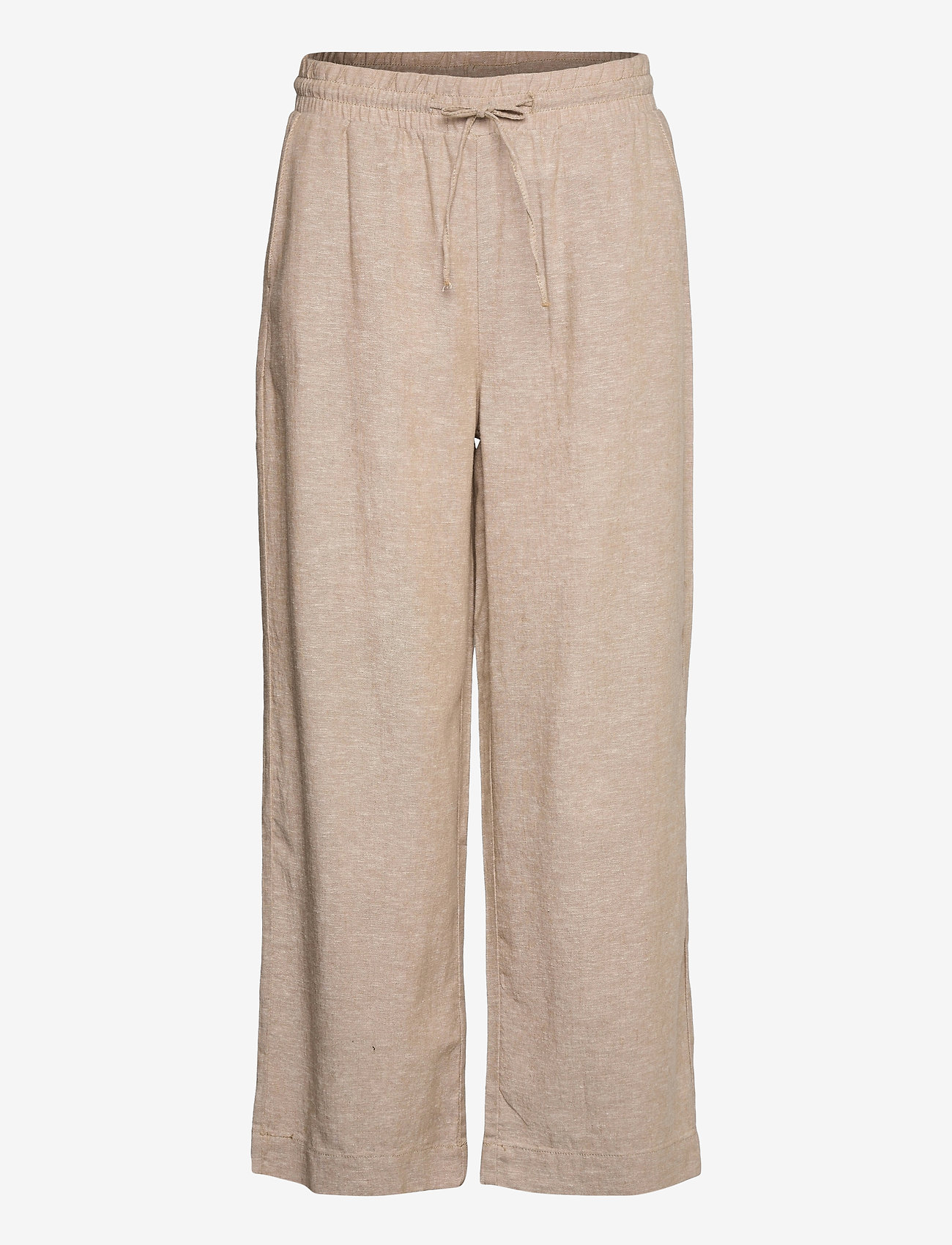 FREE/QUENT - FQLAVA-ANKLE-PA - linased püksid - sand melange - 1
