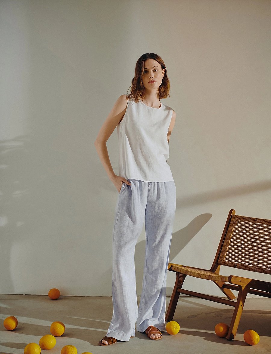 FREE/QUENT - FQLAVA-TO - varrukateta pluusid - brilliant white - 0