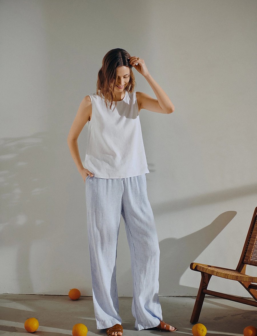 FREE/QUENT - FQLAVA-TO - varrukateta pluusid - brilliant white - 3