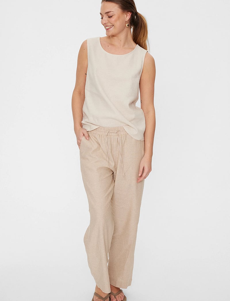 FREE/QUENT - FQLAVA-TO - Ärmellose blusen - sand melange - 0