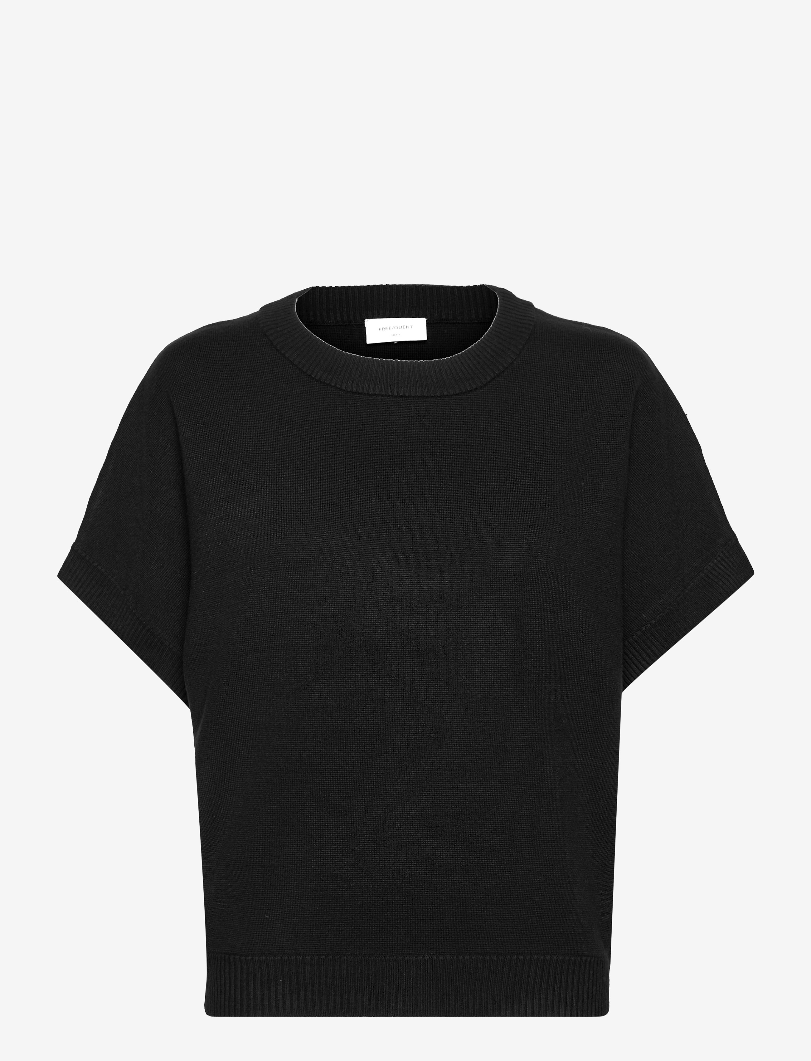 FREE/QUENT Fqani-Pu-Bat, XS, Knitwear, Schwarz - Jumpers, Frauen
