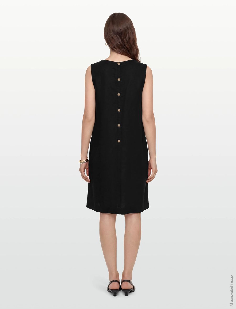 FREE/QUENT - FQLAVA-U-DR - kurze kleider - black - 4