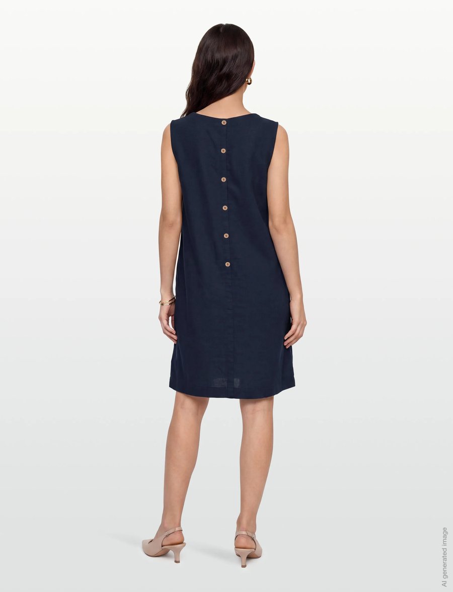FREE/QUENT - FQLAVA-U-DR - lyhyet mekot - navy blazer - 4
