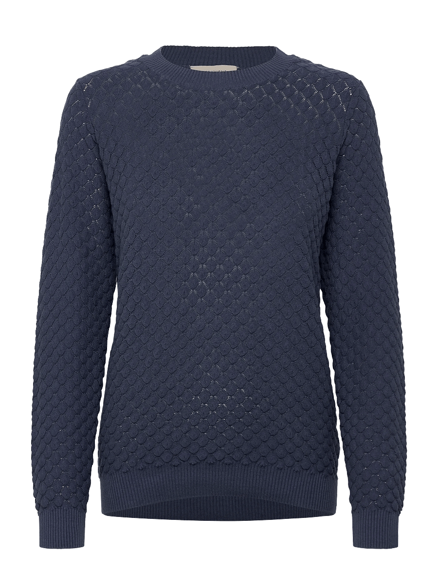FREE/QUENT - FQDODO-PU-DIAMO - striktrøjer - vintage indigo - 1