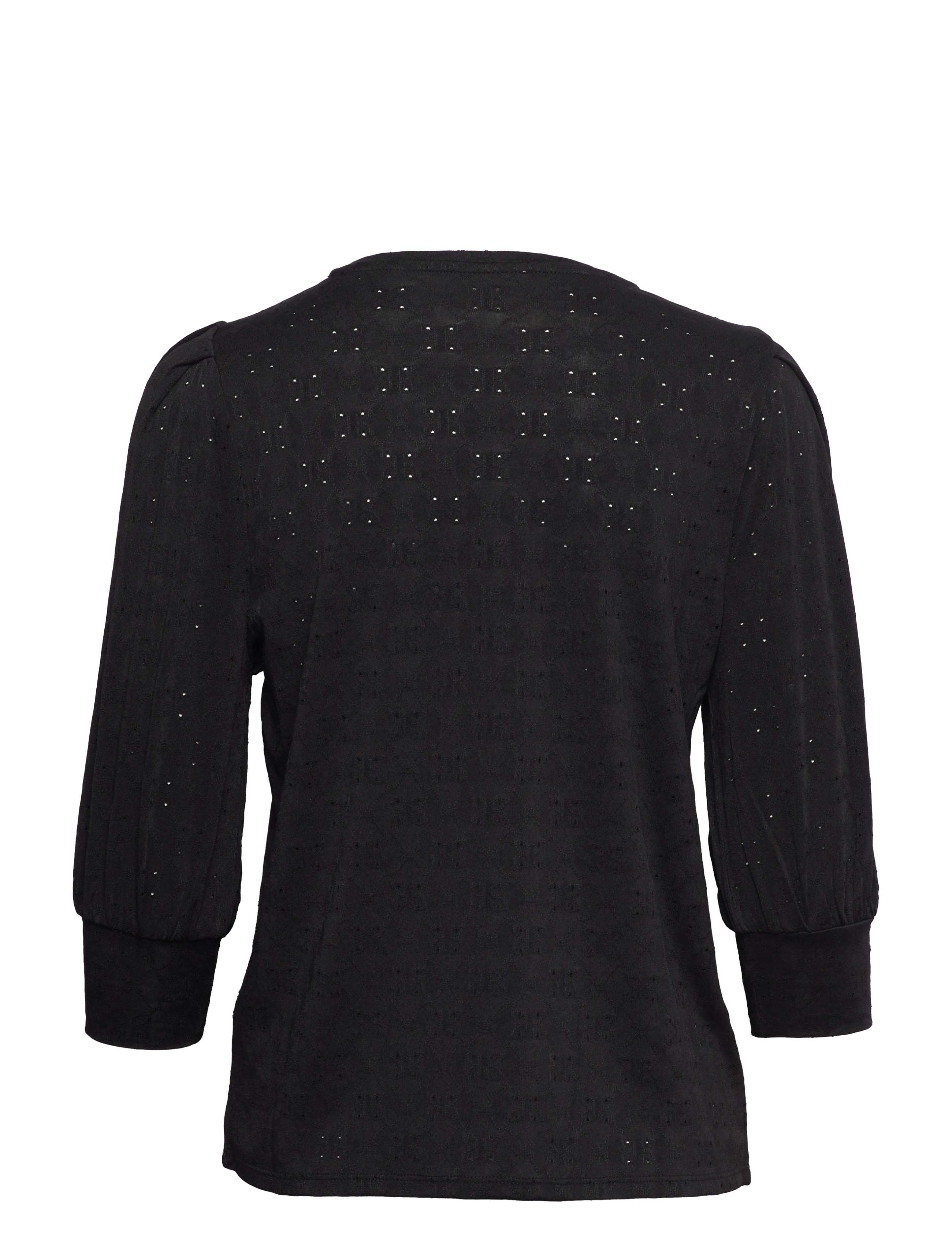 FREE/QUENT - FQBLOND-BL-BALLOON - long sleeved blouses - black - 1