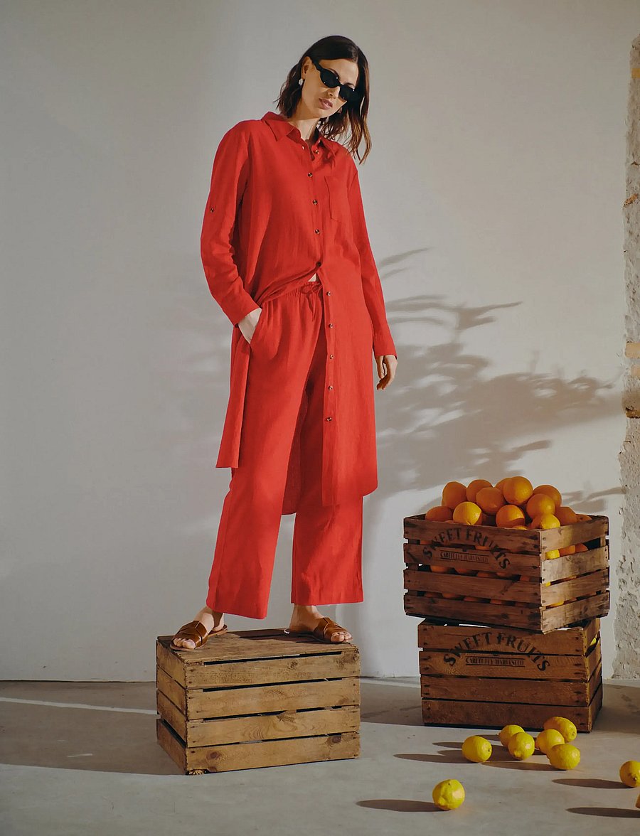 FREE/QUENT - FQLAVA-SH-DR - hemdkleider - true red - 3