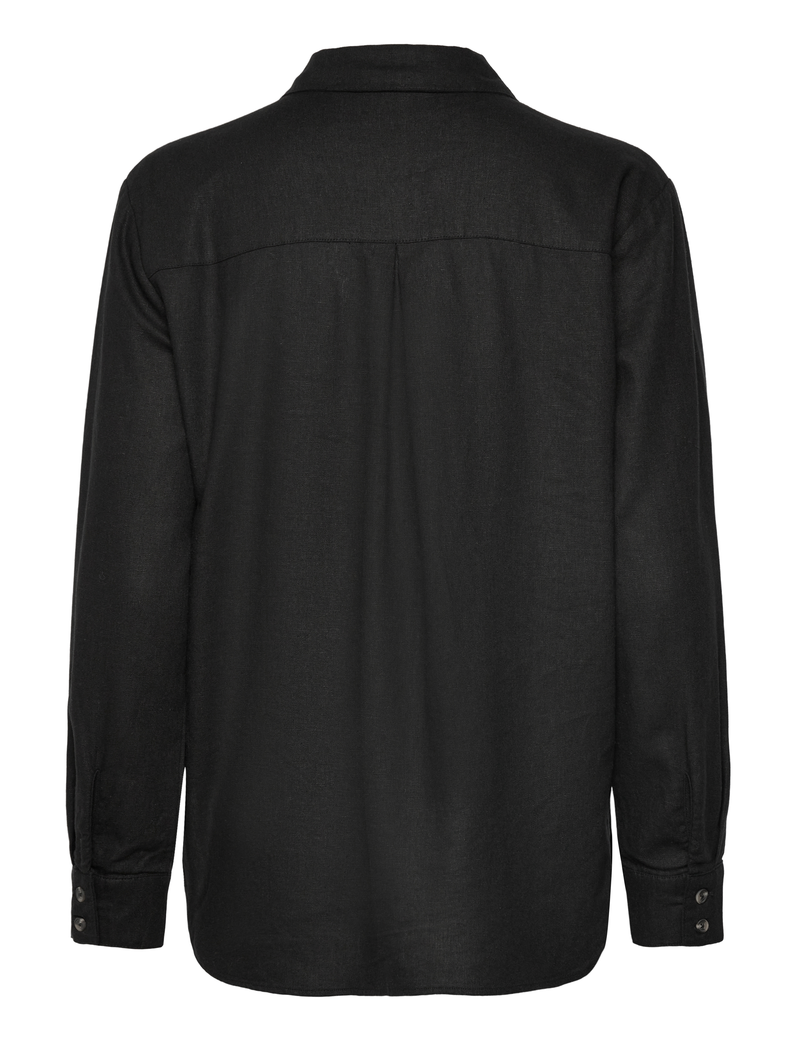 FREE/QUENT - FQLAVA-SH-SIMPLE - linneskjortor - black - 1