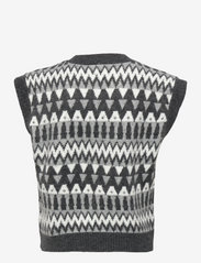 FREE/QUENT - FQMERLA-WA-C - knitted vests - charcoal melange mix - 1