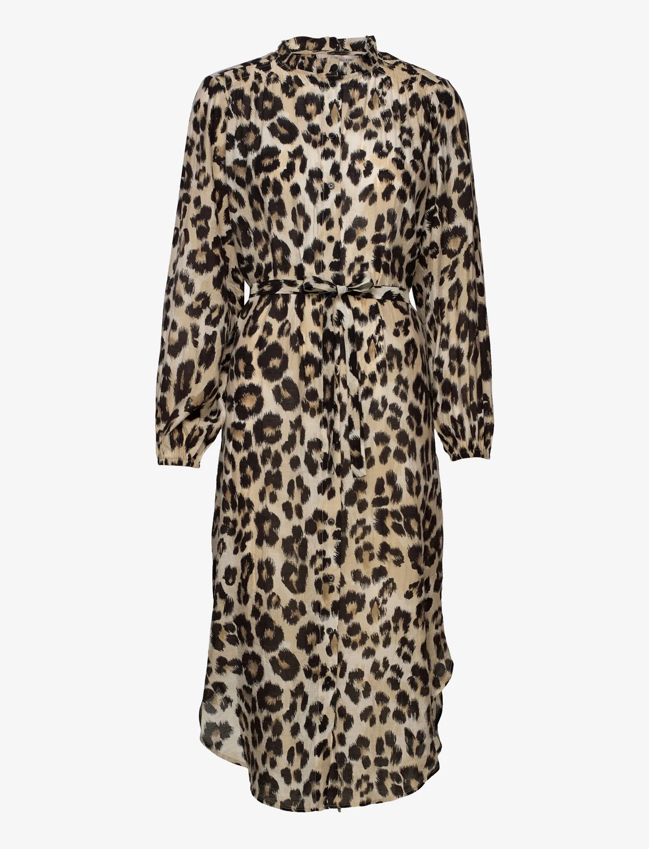 FREE/QUENT - FQWIA-DR - midi kjoler - leopard print - 0