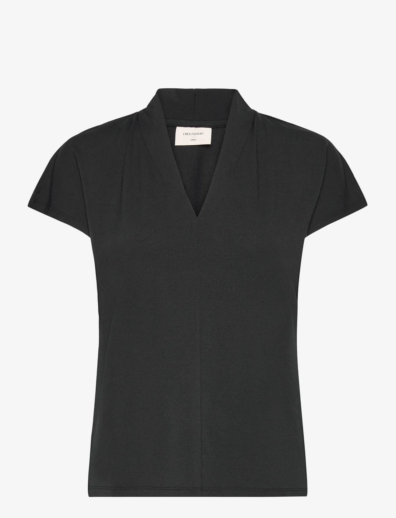 FREE/QUENT - FQYRSA-BL - short-sleeved blouses - black - 0