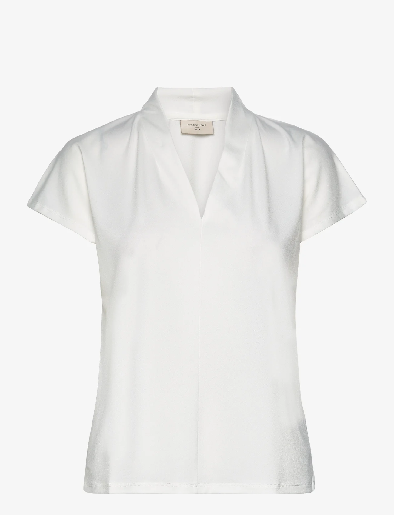 FREE/QUENT - FQYRSA-BL - short-sleeved blouses - off-white - 0