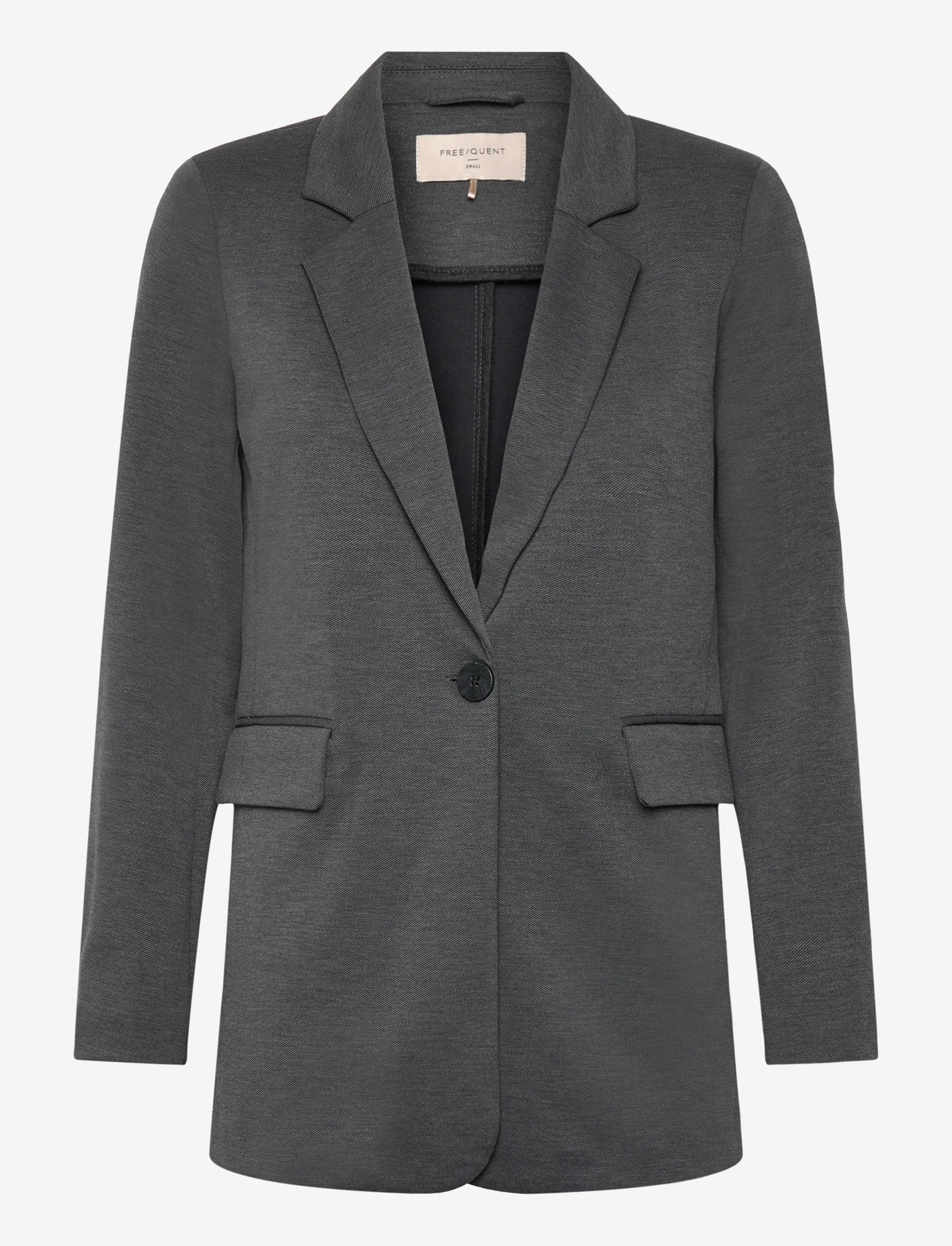 FREE/QUENT - FQNANNI-JA-FASHION-STRUC - einreihige blazer - dark grey melange - 0