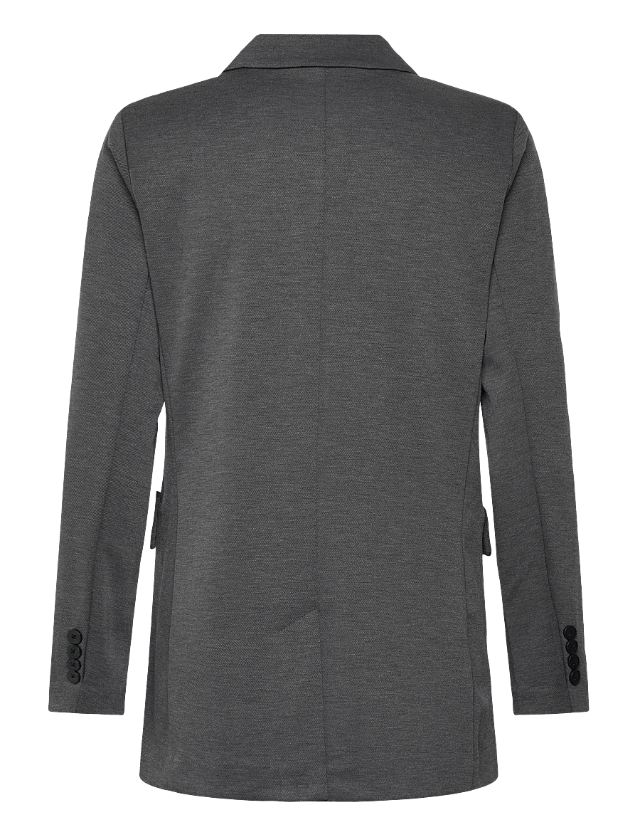 FREE/QUENT - FQNANNI-JA-FASHION-STRUC - einreihige blazer - dark grey melange - 1