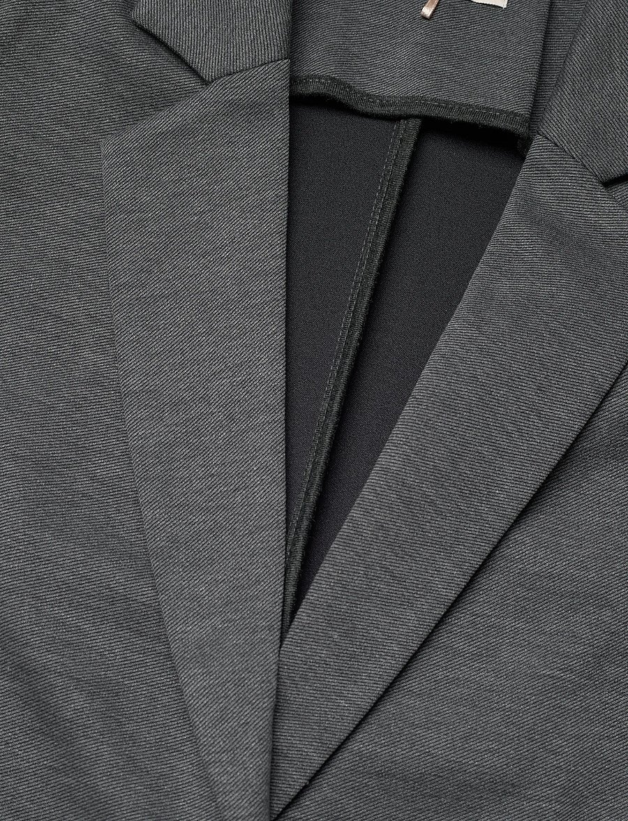 FREE/QUENT - FQNANNI-JA-FASHION-STRUC - einreihige blazer - dark grey melange - 2